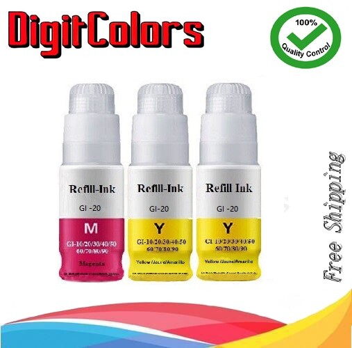 Digit Colors Canon GI-20 For Megatank Printers Ink Refill Bottle