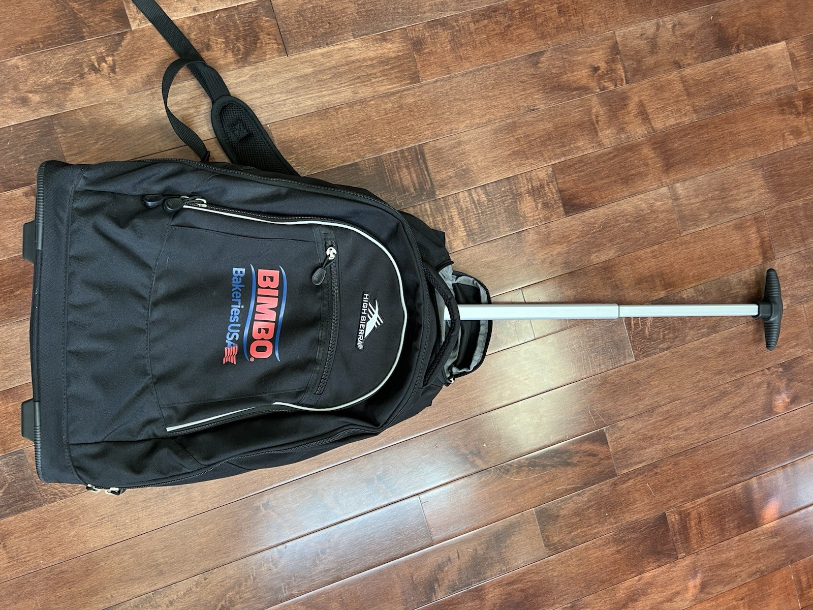 High Sierra Rolling Backpack with Laptop Sleeve, One Size