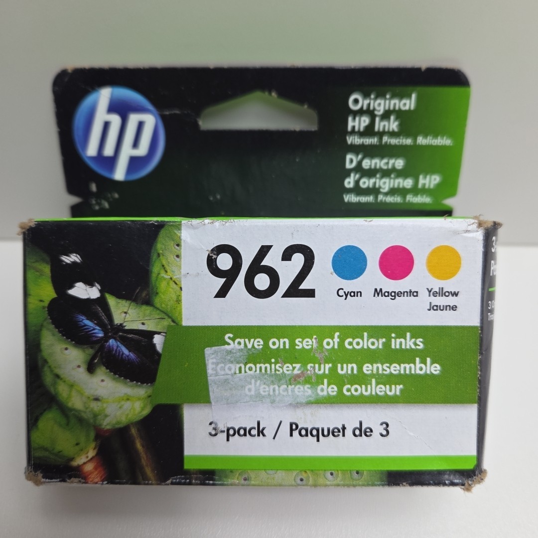 NEW GENUINE – HP 962 COLOR SET INK – 3YP00AN – Sealed Box 10/2026