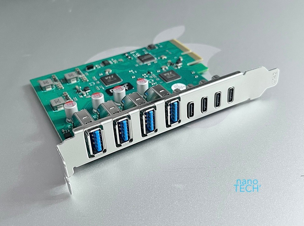 8 Port SuperSpeed+ USB 3.2 Type-A+C Gen 2 PCIe Card *Apple Mac Pro 3,1-5,1 & 7,1