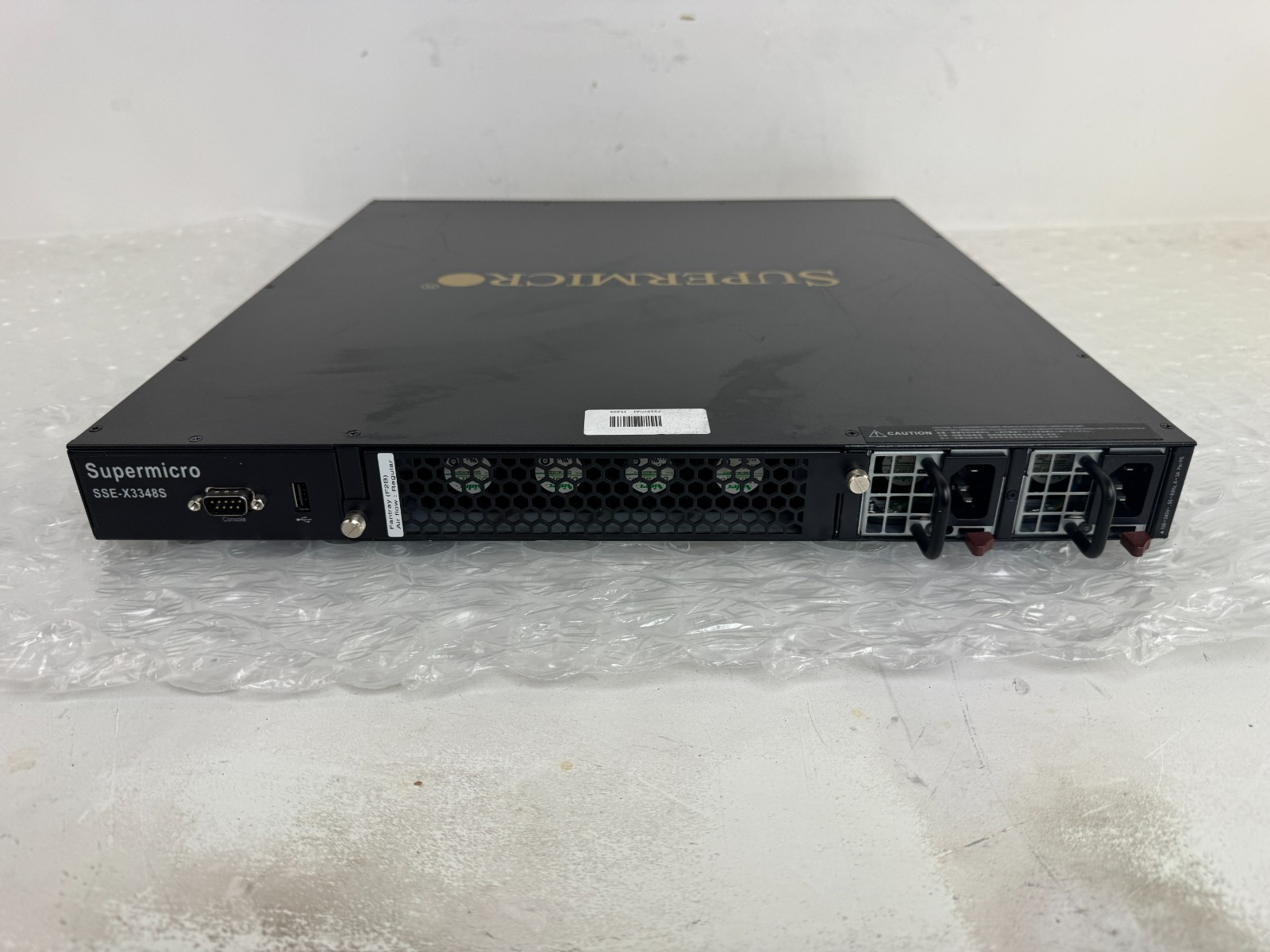 Supermicro SSE-X3348S 48x10GbE 4x40GbE 2xGbE 2x400W Managed Switch