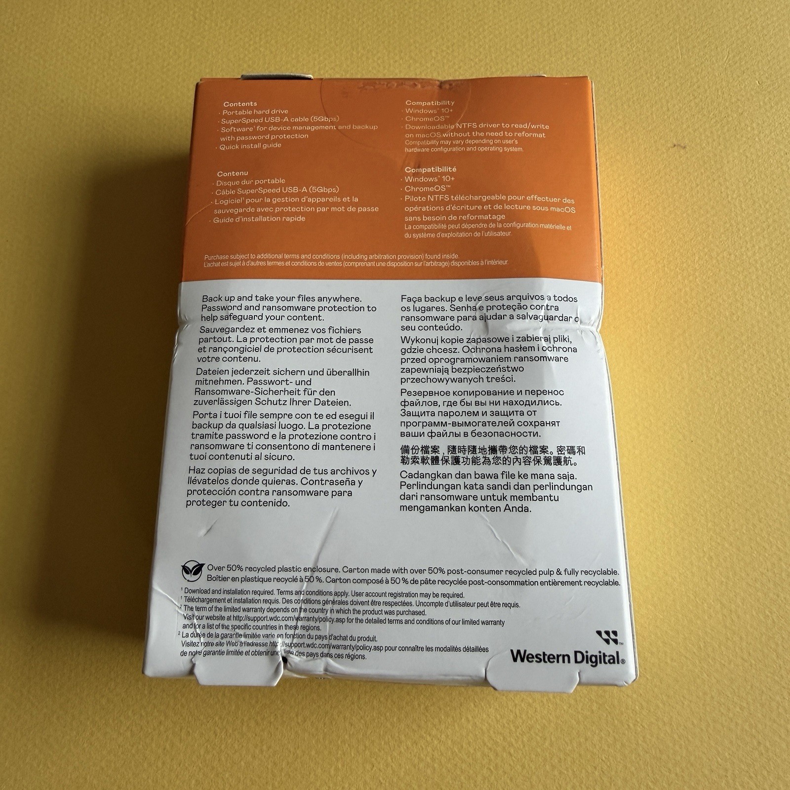 Western Digital My Passport 5TB Portable External Hard Drive New Sealed