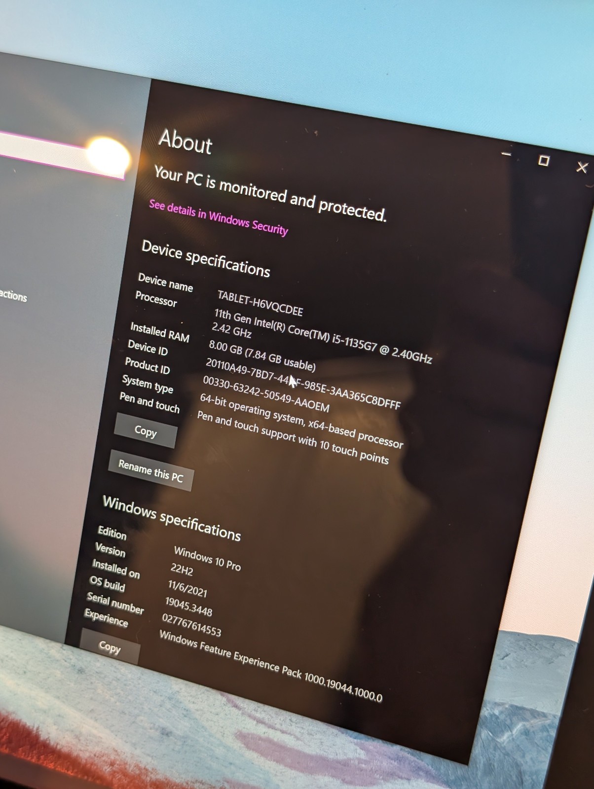 Microsoft Surface Pro 12.3″ (128GB SSD, Intel Core i5 11th Gen., 2.40 GHz, 8GB)