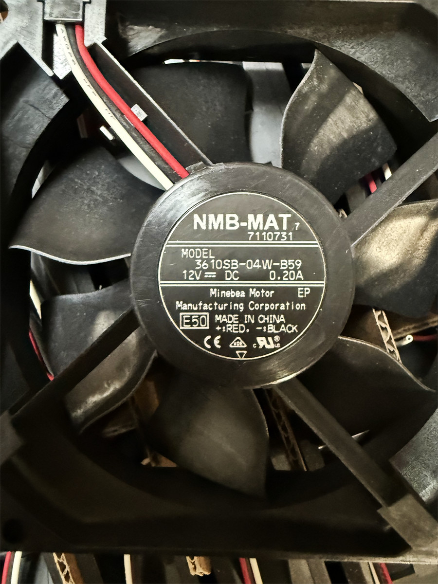 3610SB-04W-B59 E50 12V 0.20A FAN AXIAL 92X25MM Speed Sensor 3100 RPM