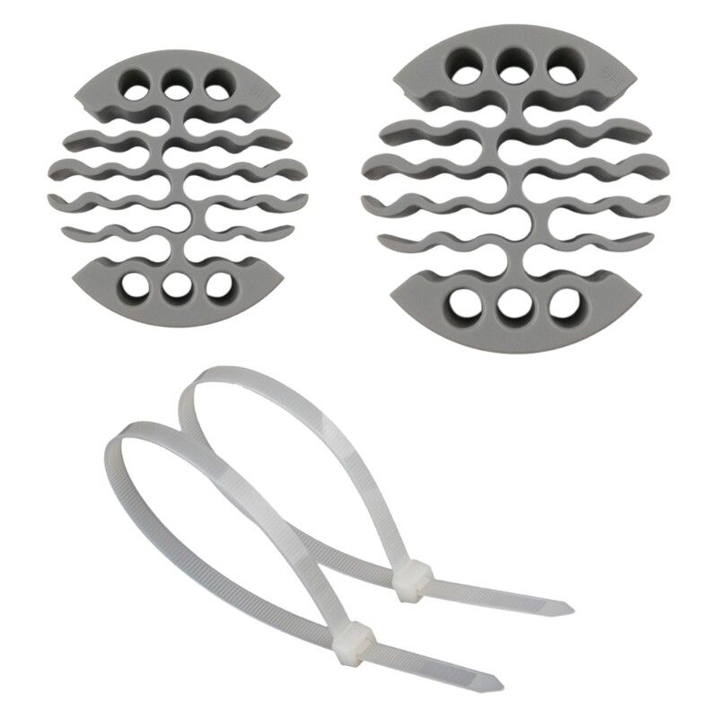 2Pcs Cables management Tool 30 Wire Networks Cable combs Cable Organizing Tool