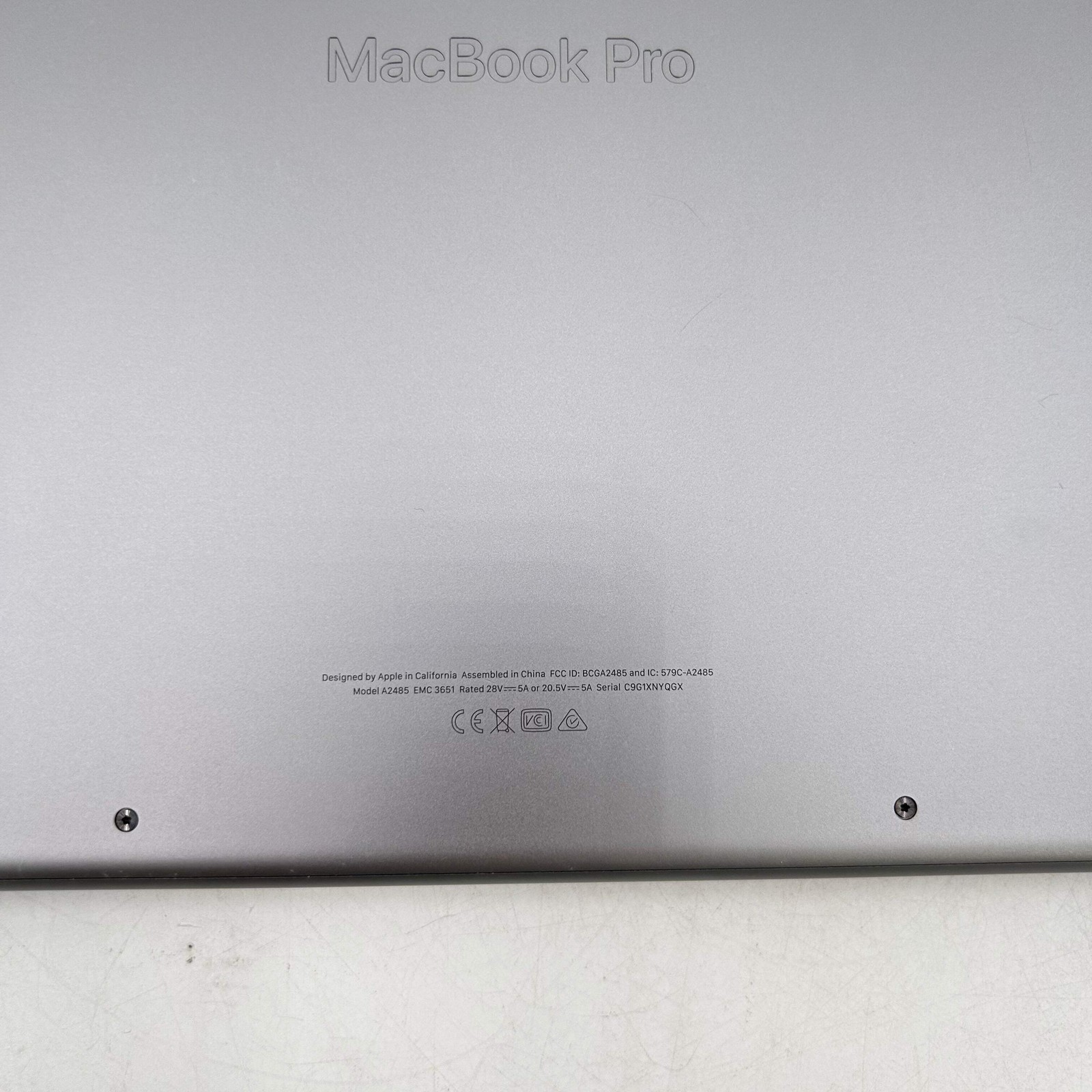 2021 Apple MacBook Pro 16″ M1 Pro 16C GPU 3.2GHz 16GB RAM 512GB SSD A2485