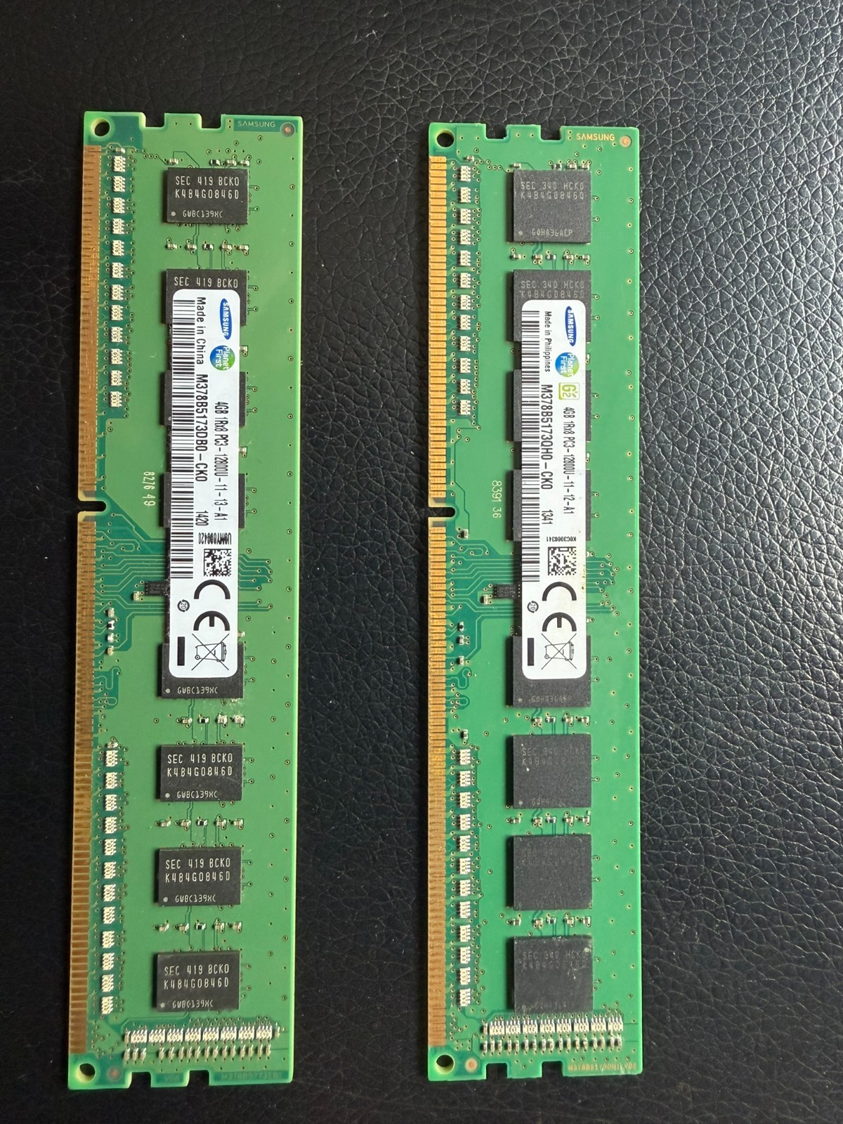 8GB Kit (2x4GB) SAMSUNG PC3 DDR3 12800U 4GB DESKTOP RAM