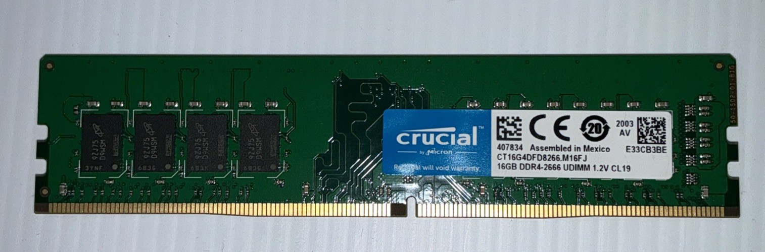 Crucial 16GB | CT16G4DFD8266.M16F | DDR4-2666 UDIMM