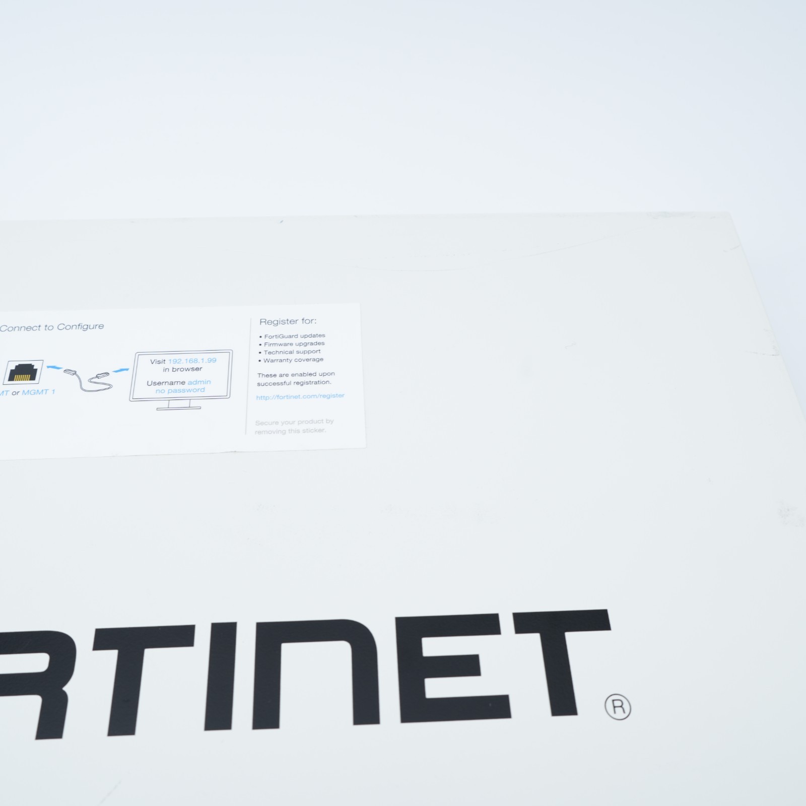 Fortinet Fortigate-200E FG-200E Network Security Firewall Initialized w/Adapter