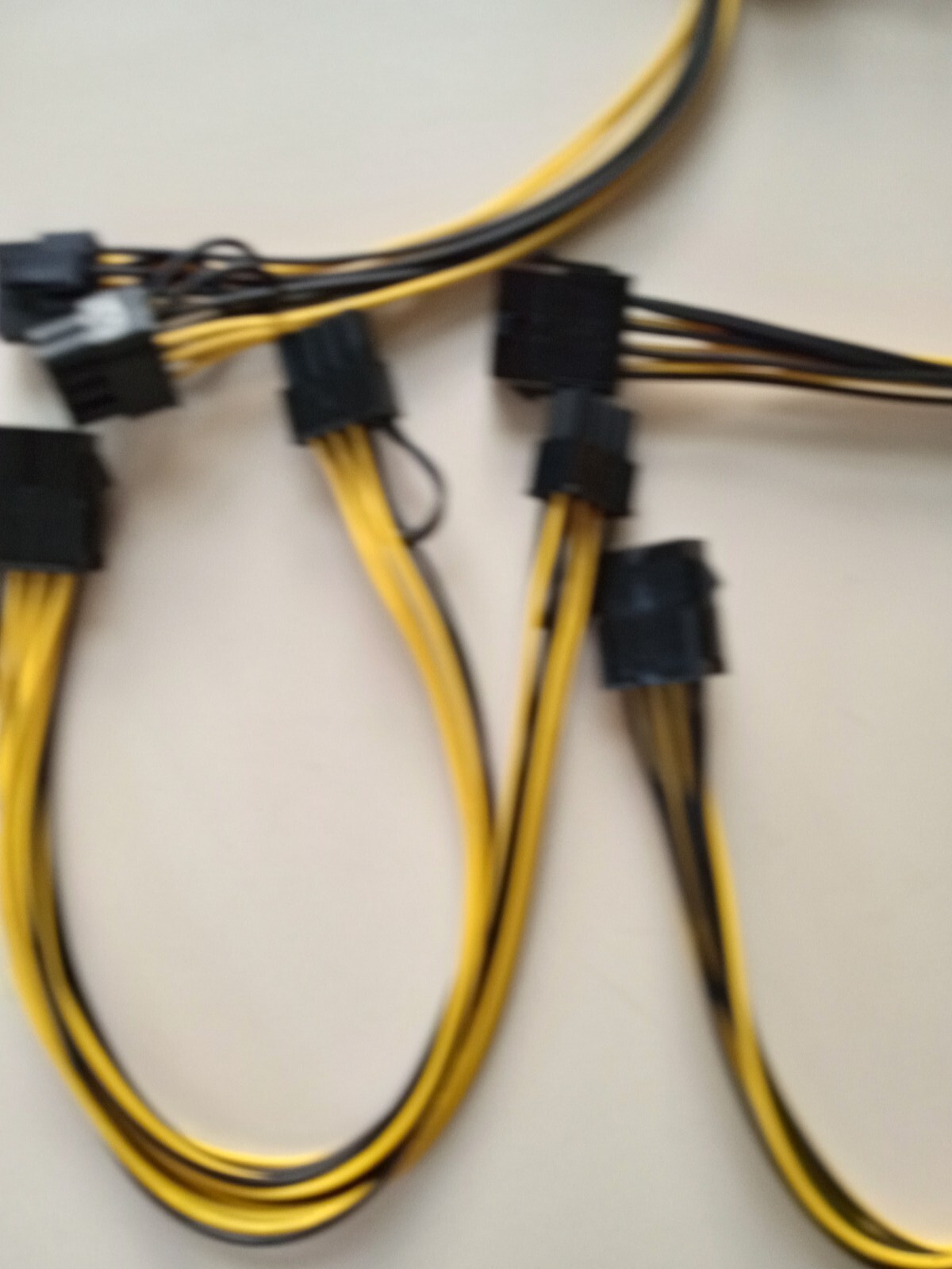 12pcs 20cm Quality Breakout Cable 6Pin to 8Pin (6+2Pin) PCI-E Cable 18AWG NEW