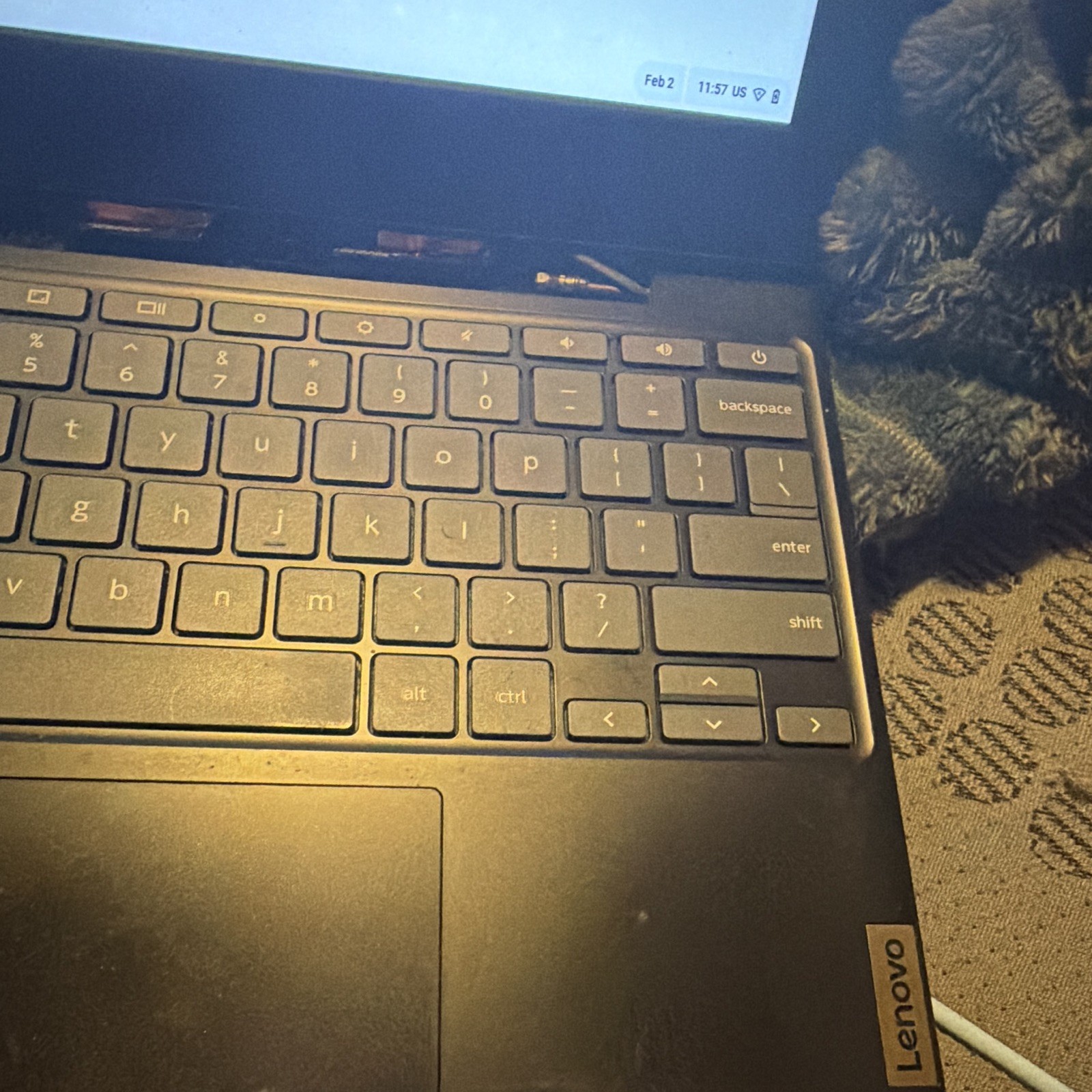 Lenovo Chromebook 11.6in Celeron 4GB 32GB eMMC Chrome OS Gray 2020 USB-C