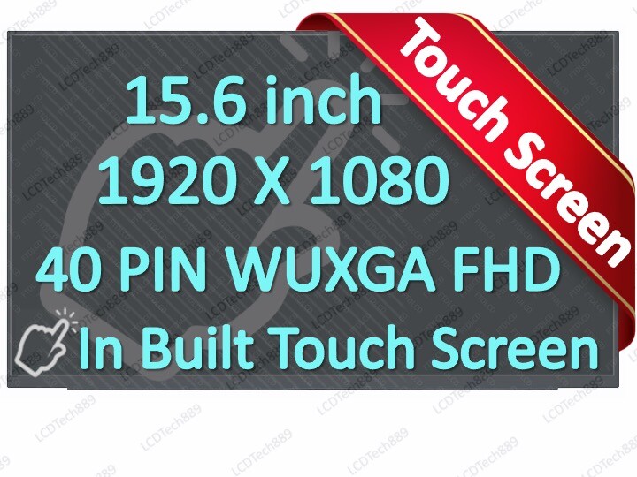 New 15.6″ LCD Screen for FHD 40pin Touch IPS Dell Precision 3570 3571 P104F FHD