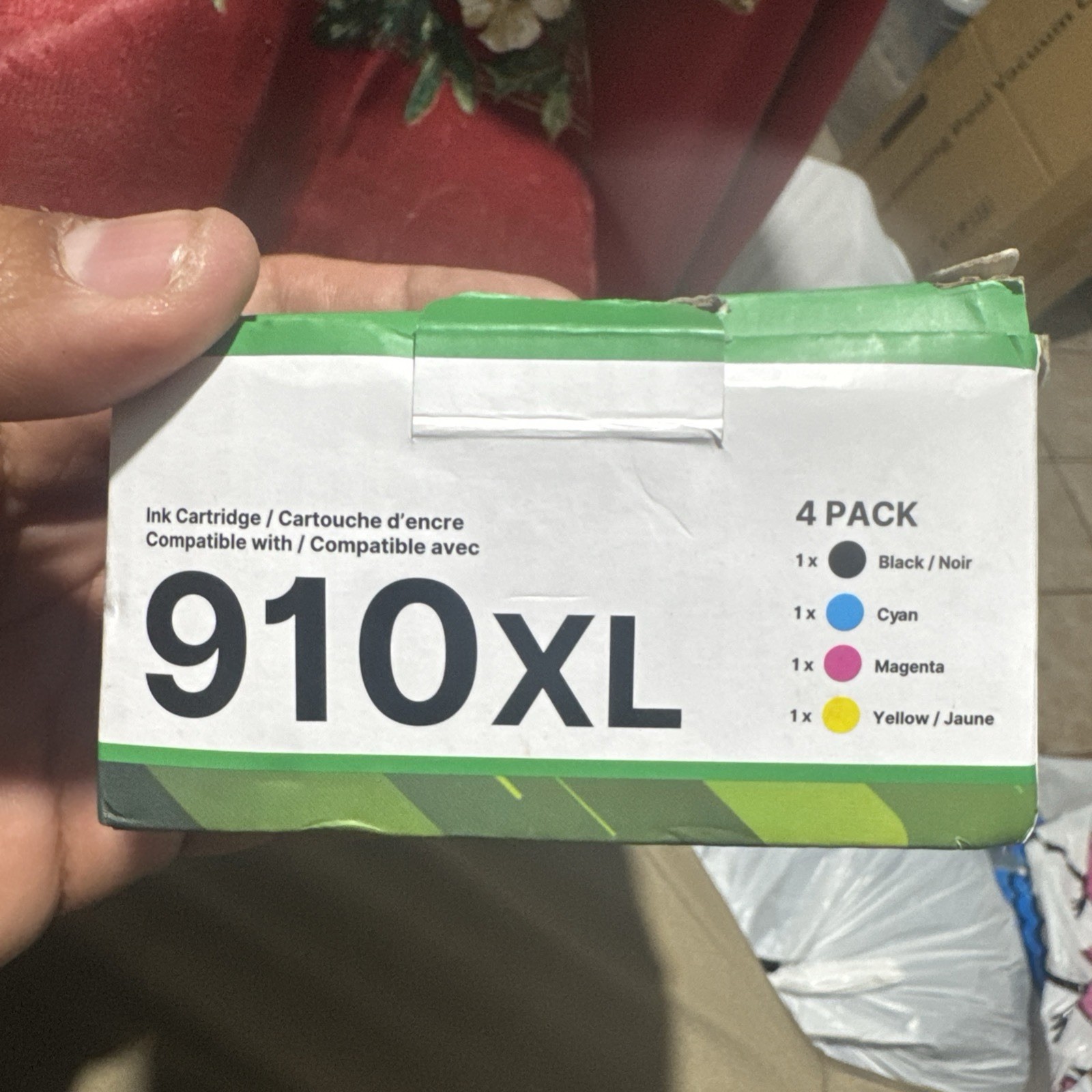 4 Pack 910XL Printer Ink for HP OfficeJet Pro 8010 8020 8022 8025 8028 8030