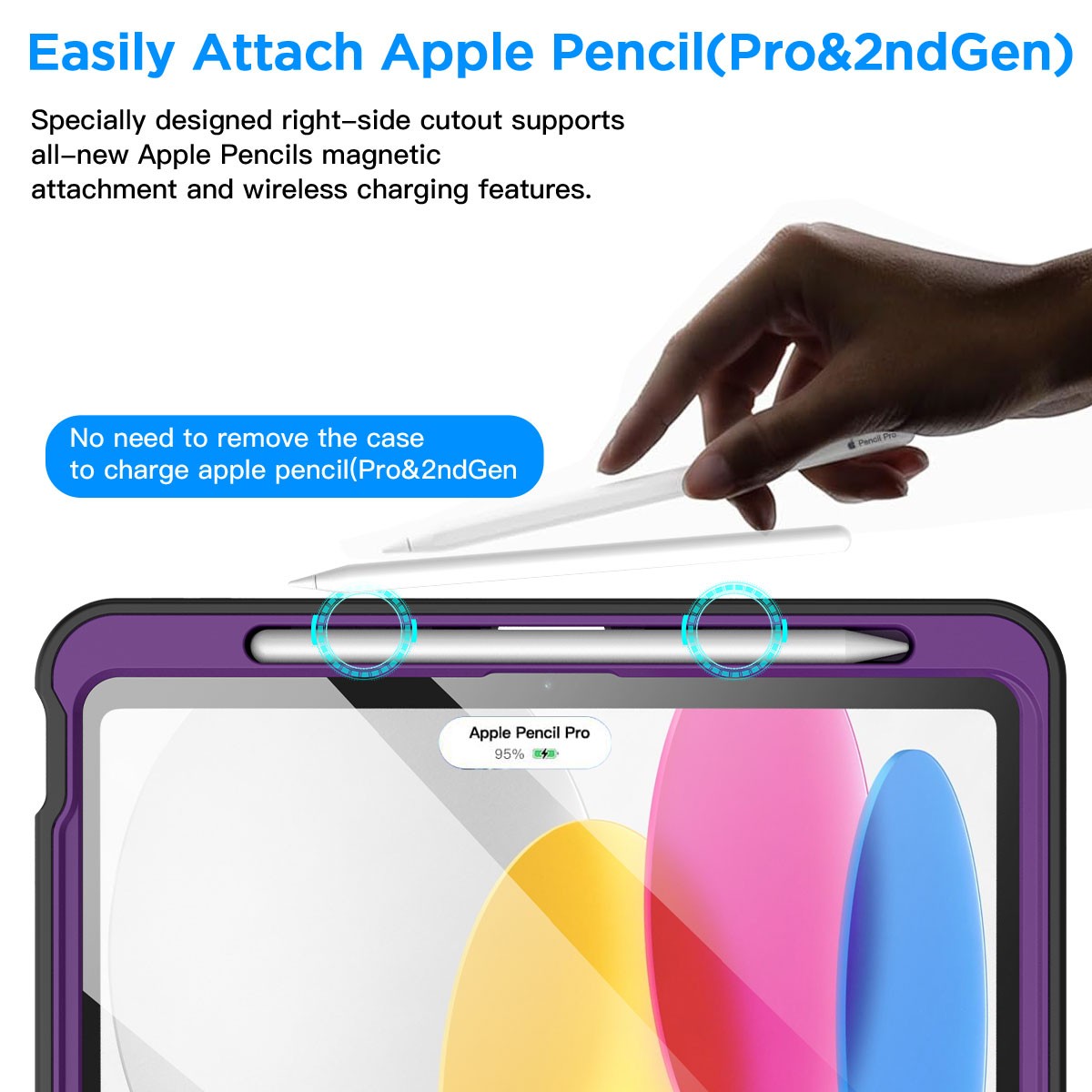 For Apple iPad A16 11″/ iPad 10th Generation Shockproof Heavy Duty Stand Cover