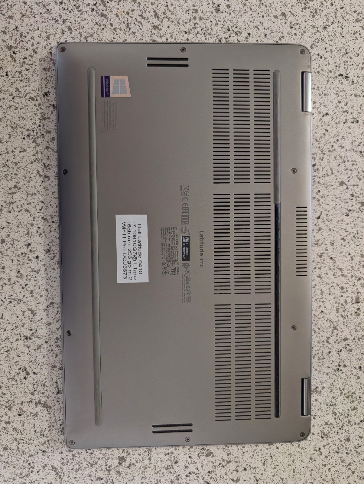 Dell Latitude 9410 (2-in-1) i7-10810U 1.10GHz 16GB 256GB M.2