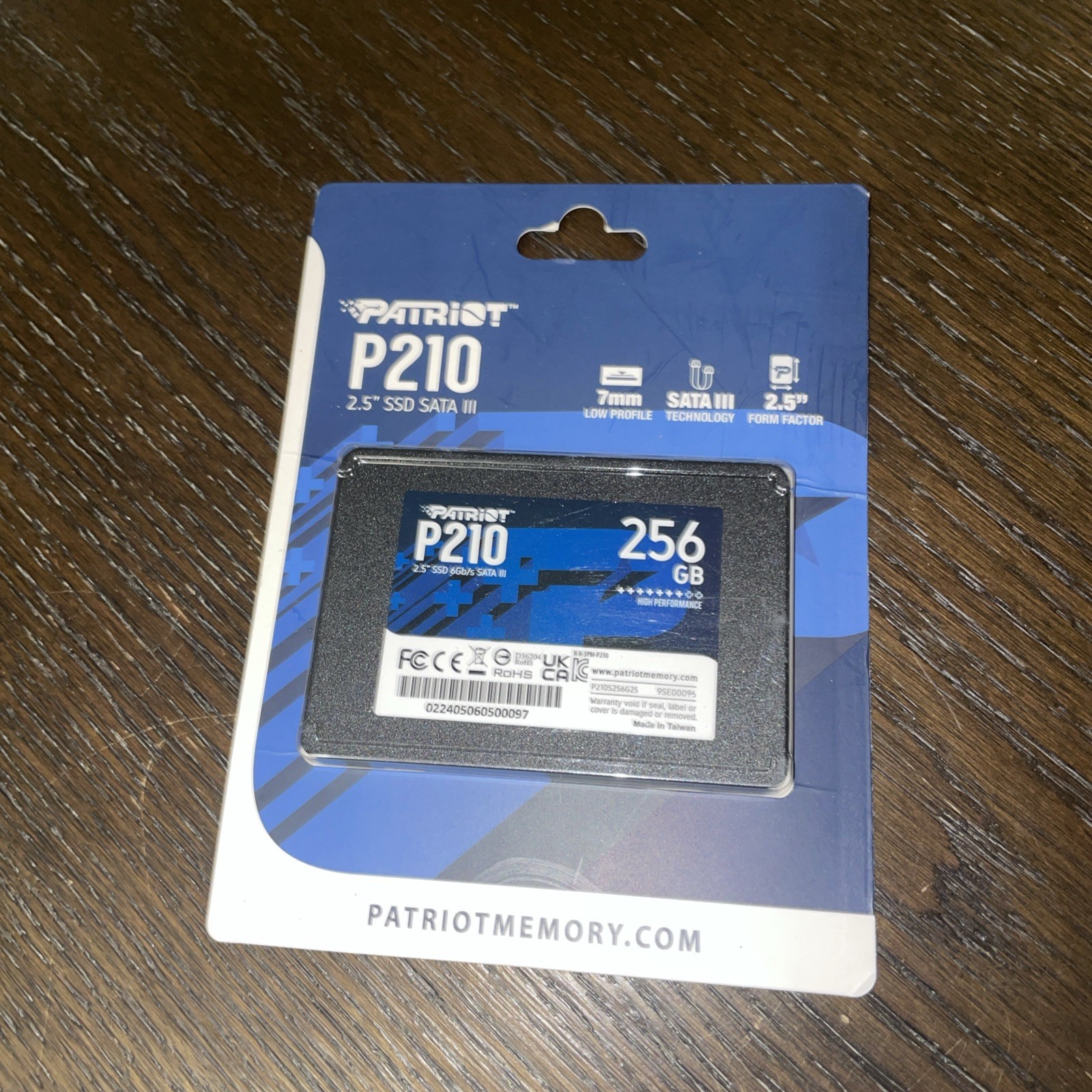 Patriot P210 256GB SSD 2.5″ SATA III 6GB/s Internal Solid State Drive For PC/MAC
