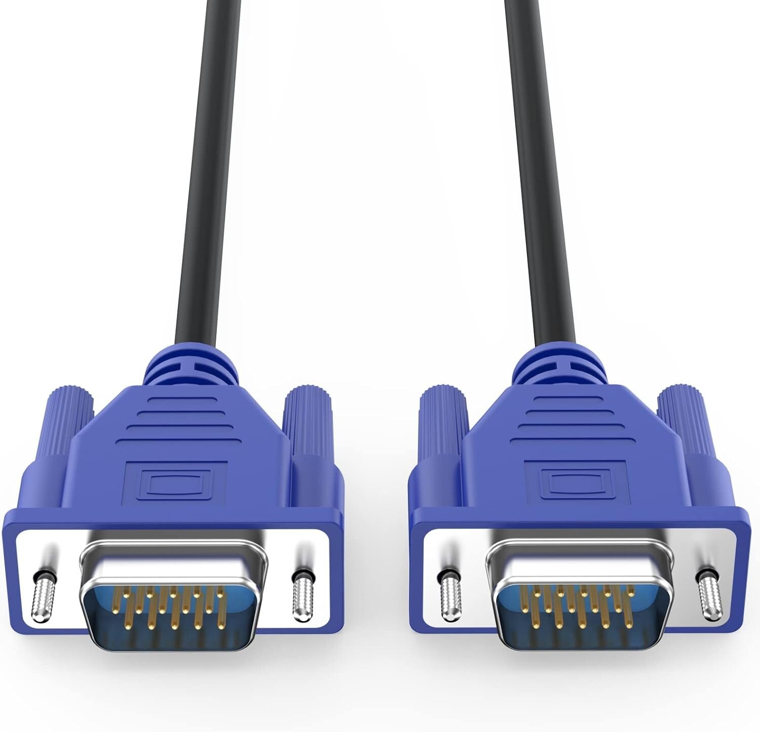 Premium Heavy Duty 5ft VGA SVGA Video Cable Cord Male to Male PC Laptop Monitor