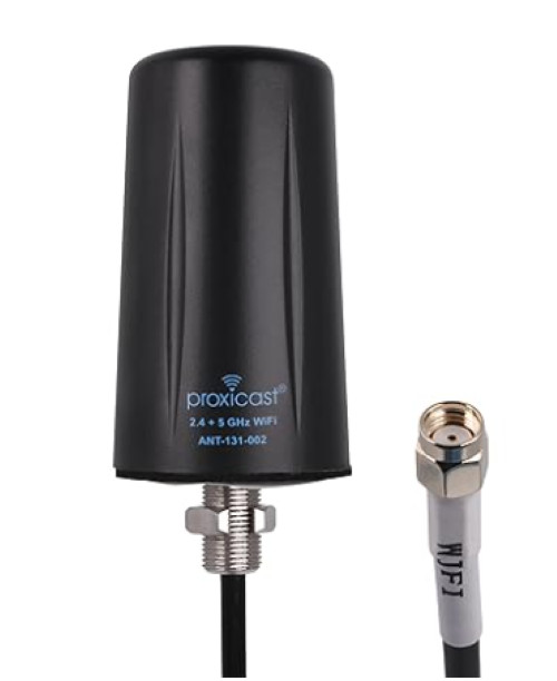 Vandal Resistant Low Profile 2.4/5.8/6ghz Omni-Directional Screw Mount Antenna