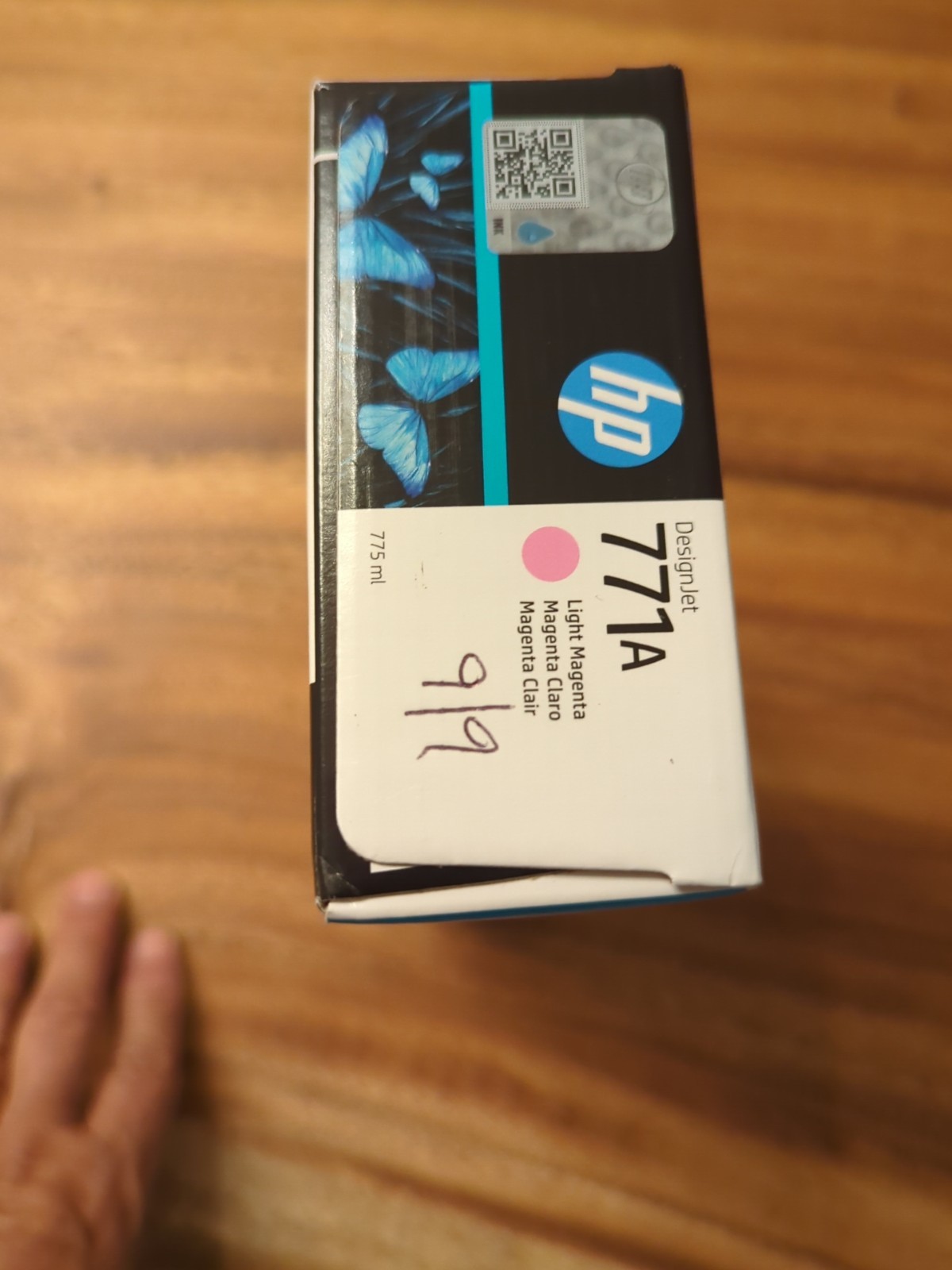 HP 771A Light Magenta Standard Yield Ink Cartridge B6Y19A Exp 2027