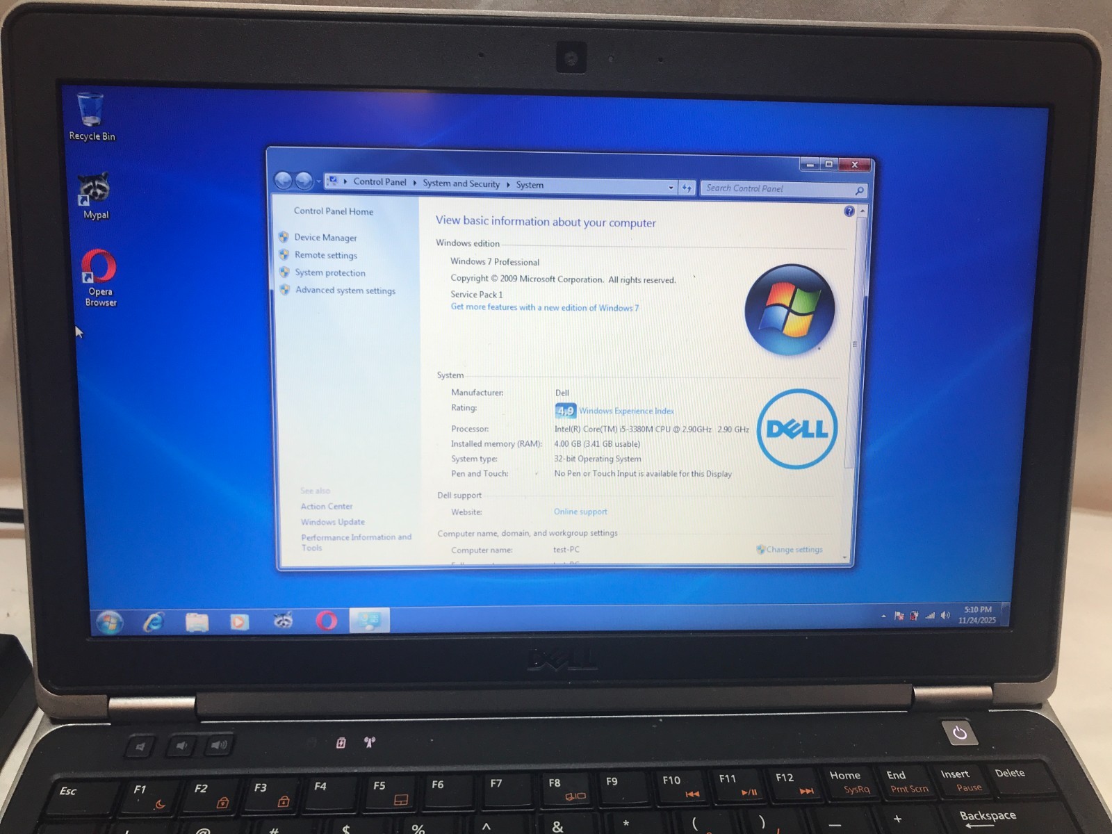 FAST Windows 7 Dell Latitude Laptop E6230 Intel Pentium i5 CPU / Charger  HDMI