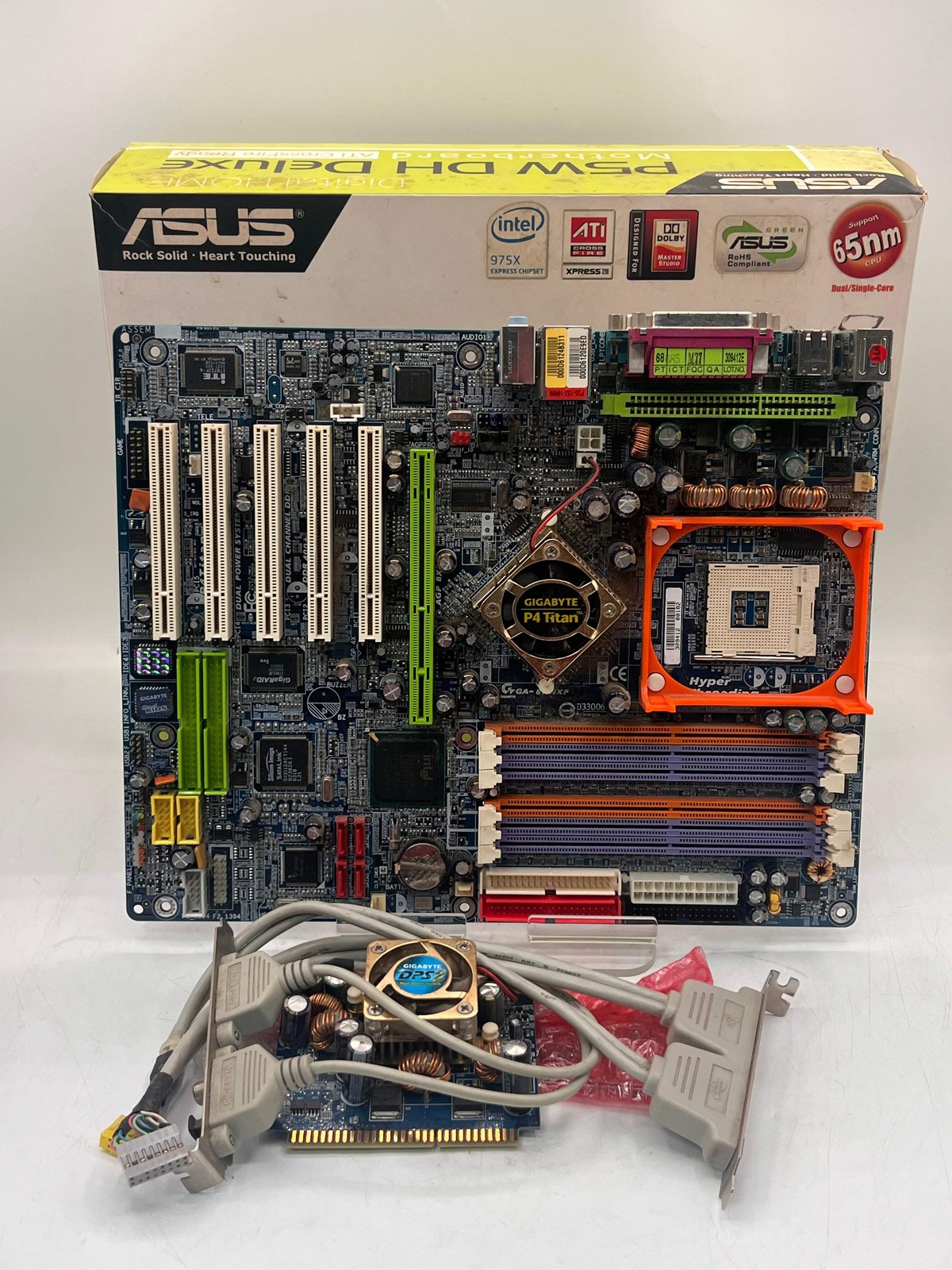 Asus P5W DH Deluxe Socket 775 Intel 975x DDR2 PCI-E Motherboard w/ Box