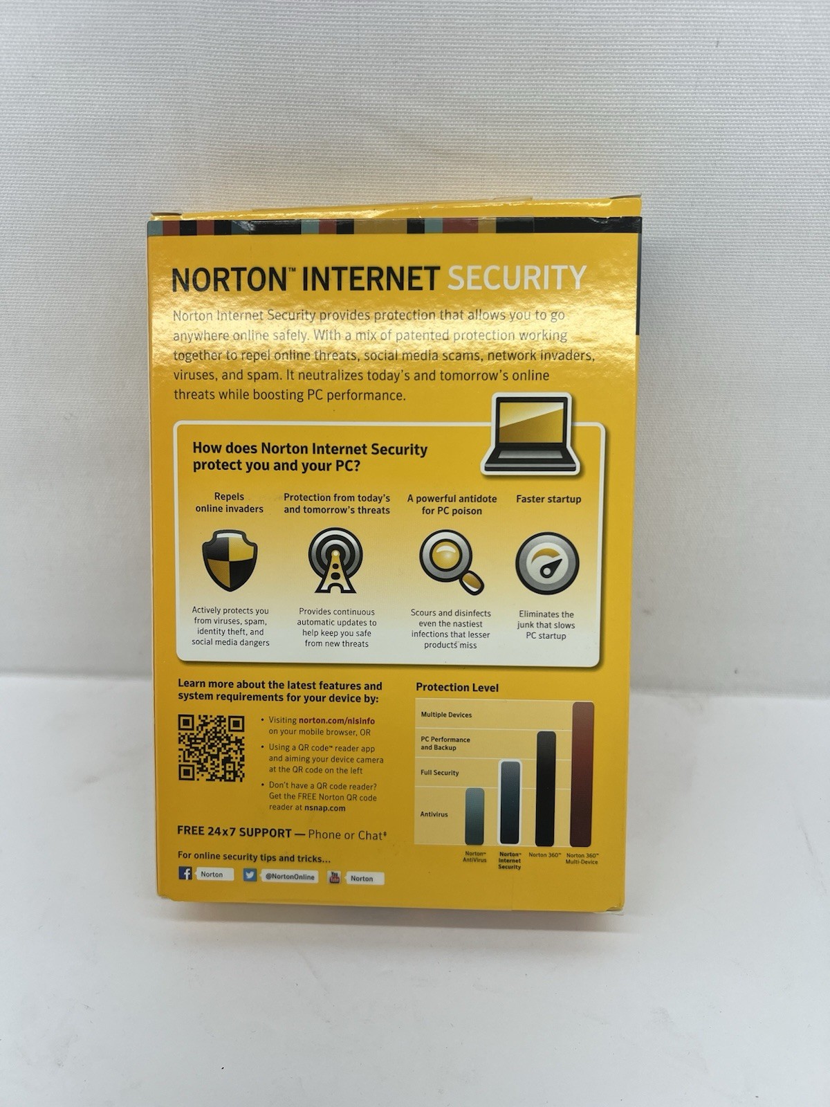 Norton Internet Security | 3 PC & 1 Year | Product Key Card | Old Stock