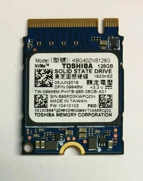 128GB SSD M.2 PCIE NVME 2230 Solid State Drive Major Brand Samsung, WD, SK Hynix
