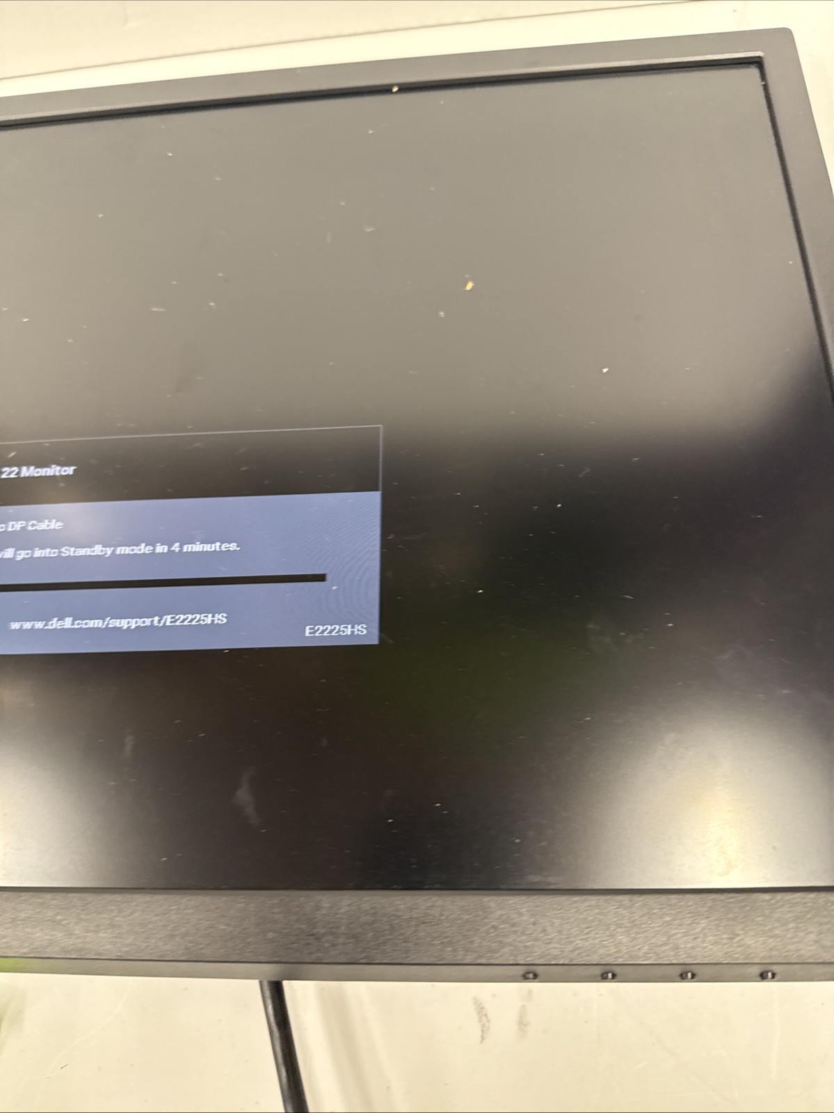 Dell E2222HS 21.5” 1080p FHD VA LCD LED Monitor, With Power Cable – No Stand