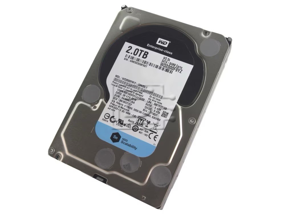 Western Digital SE 2TB, 7200 RPM,3.5 in (WD2000F9YZ) Enterprise Class Hard Drive