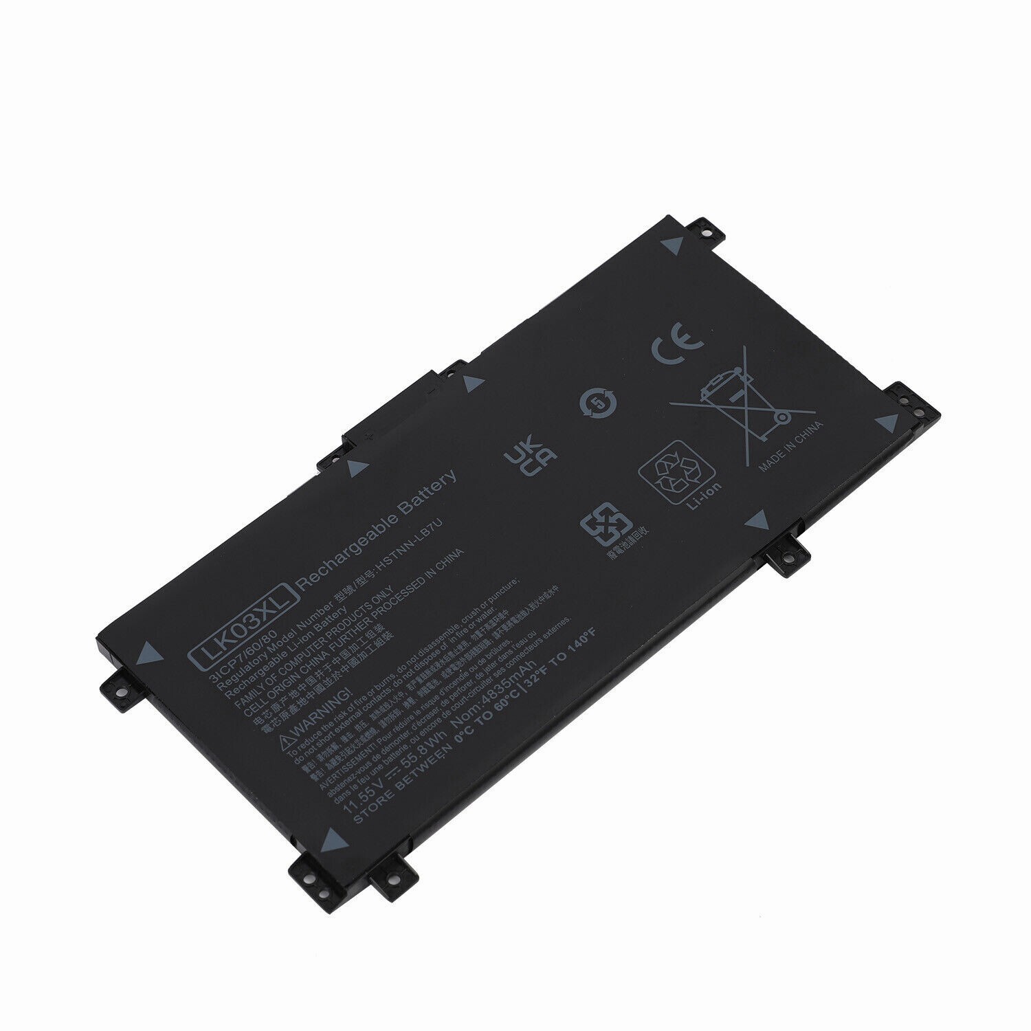 LK03XL Battery For HP ENVY X360 17-AE 17M-AE 916814-855 L09281-855 11.55V 55.8Wh