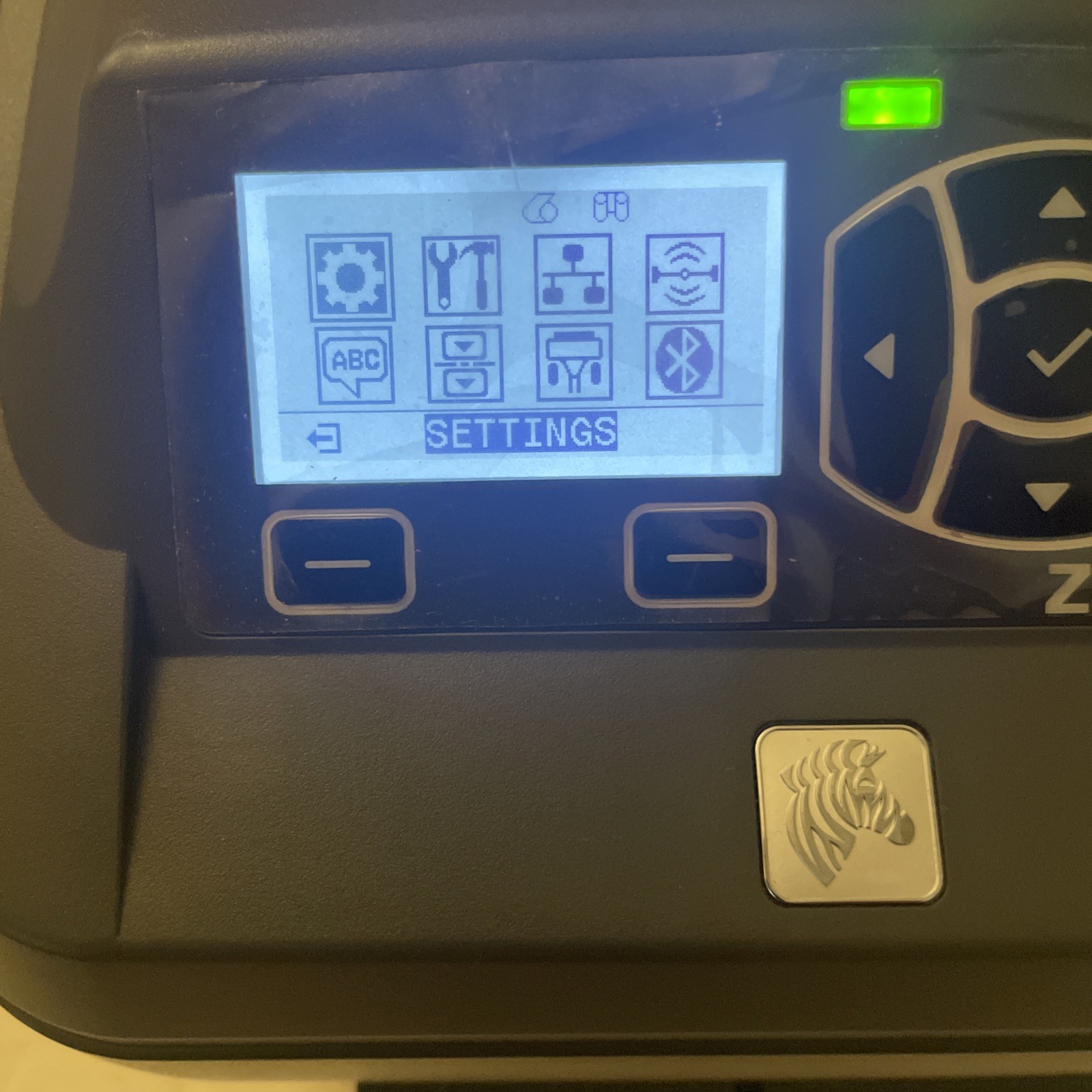 Zebra ZD500R ZD50043-T112R1G6 RFID Thermal Barcode Label Printer w/ Adapter/ USB