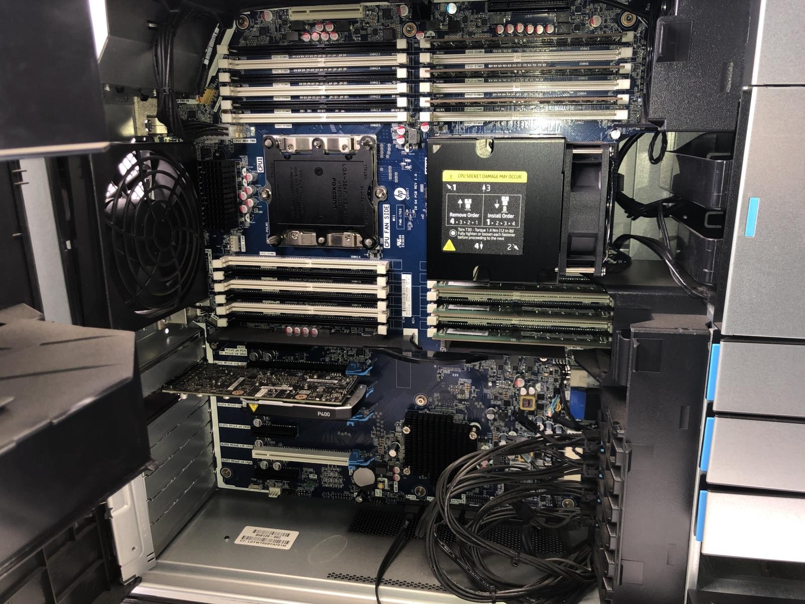 HP Z8 Tower G4 Desk PC Xeon Gold 6136 3.0GHz – 96GB RAM 1TB SSD Quadro P400