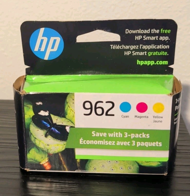 HP 962 3-Pack Ink Cartidge