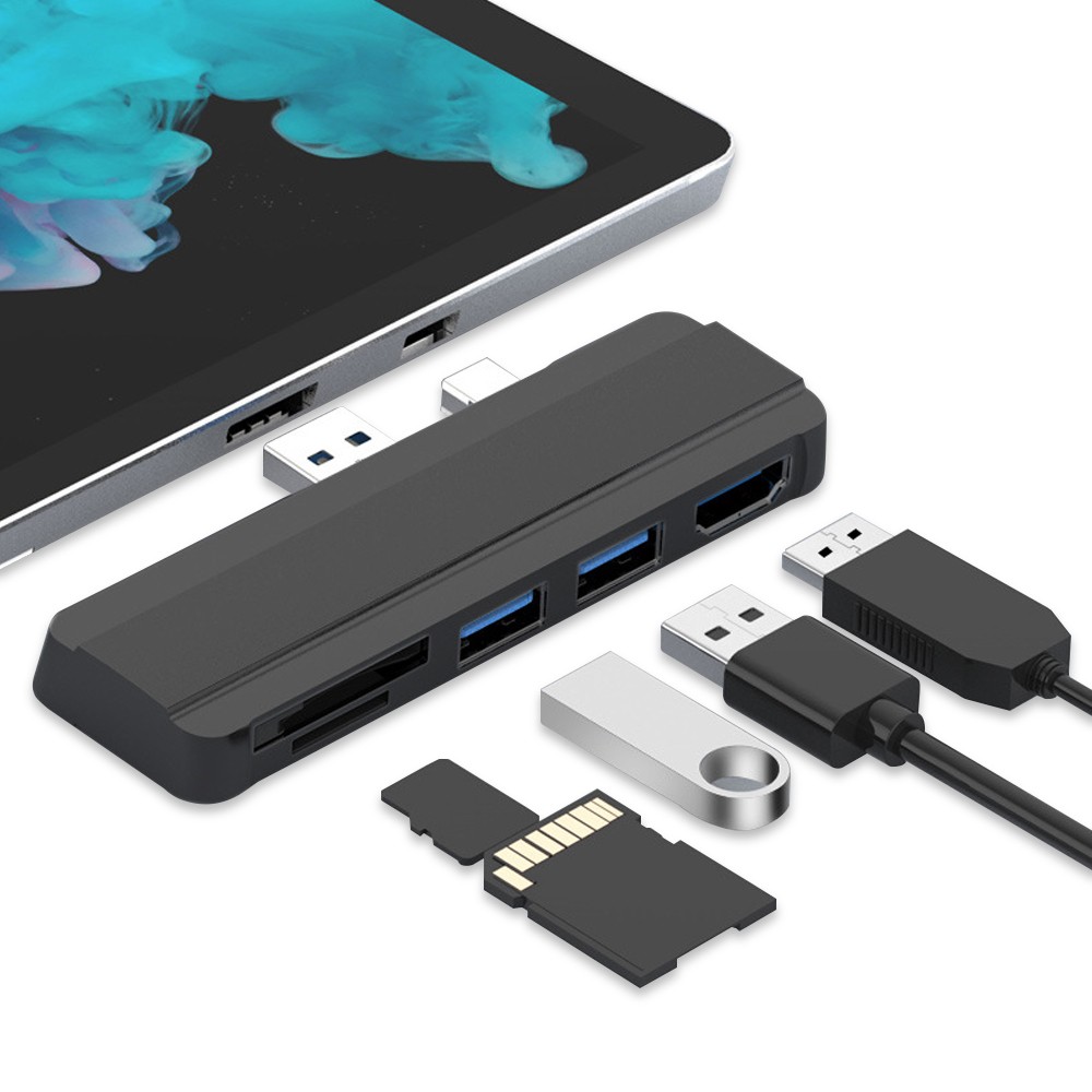 USB HUB Docking Station For Surface Pro 4/5/6 to USB3.0 Port HDMI Splitter tt