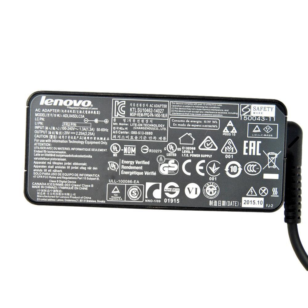 LENOVO 4.0/1.7mm 20V 2.25A 45W Lot of 10X Genuine AC Power Adapter Wholesale