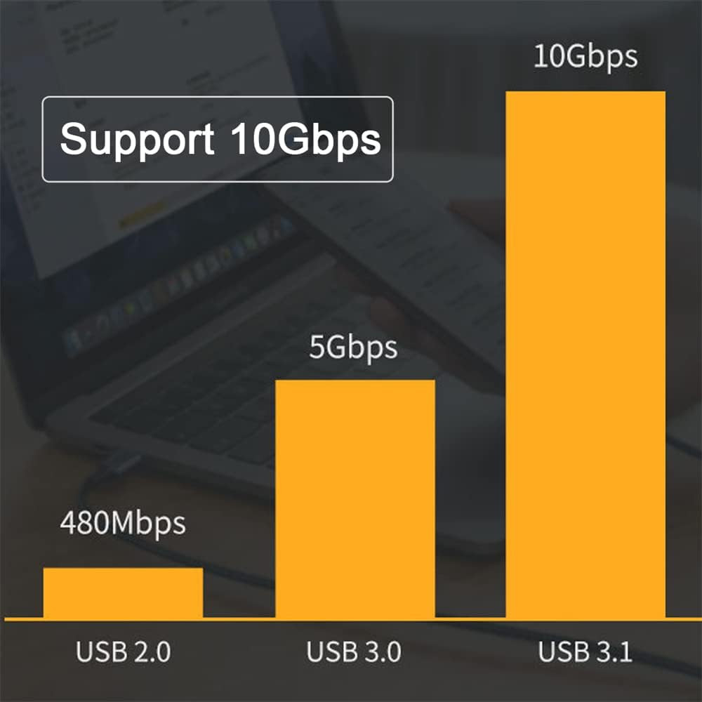 90 Degree Up Down Angled Type-C USB-C Male to Male USB3.1 10Gbps 100W Da…