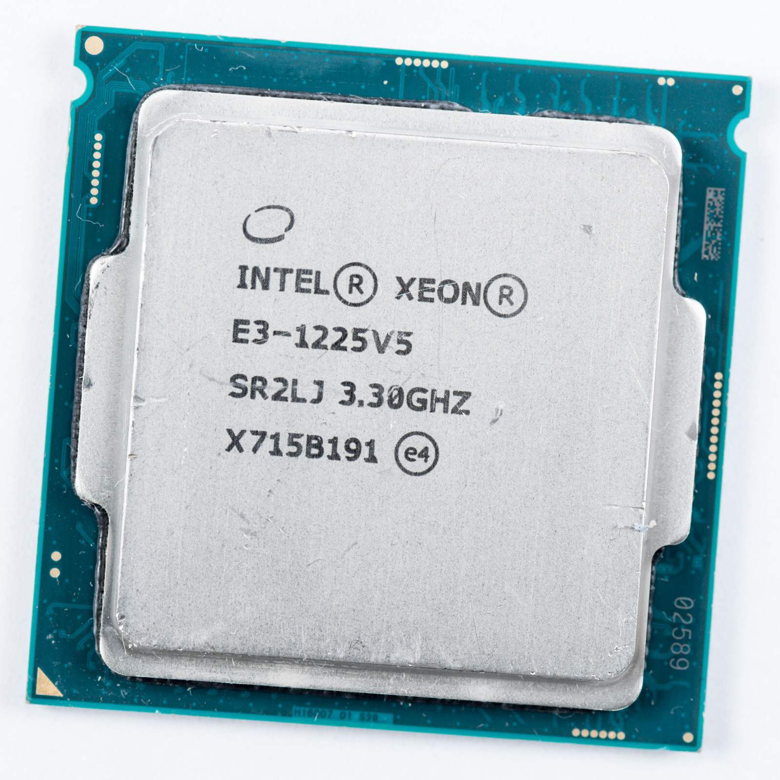 Intel Xeon E3-1225 v5 SR2LJ LGA1151 3.3GHz C232/C236 Quad Core Processor C236