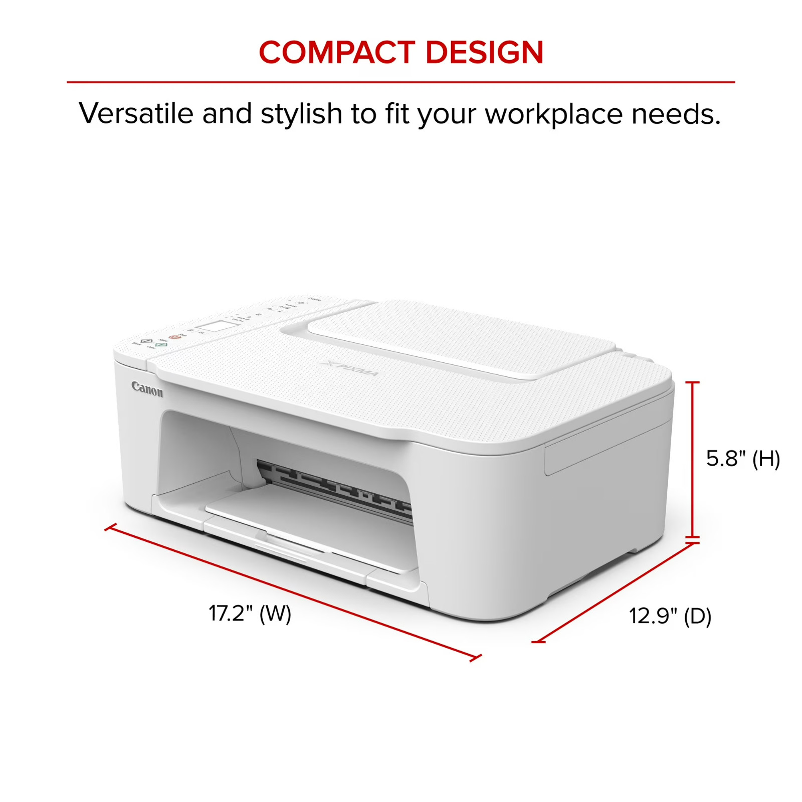 Canon PIXMA TS3722 Wireless All-in-One Inkjet Printer Home Office Fast Ship USA
