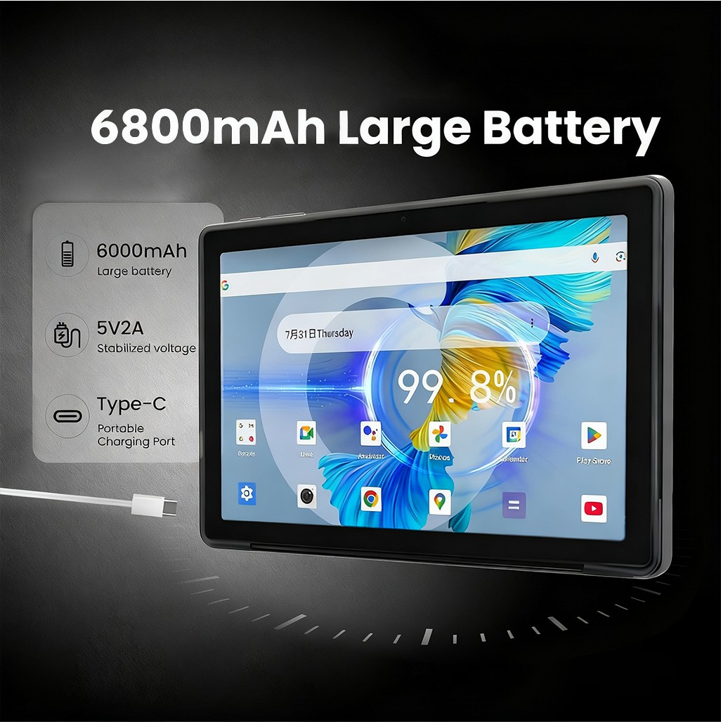 11 inch Android 14 Octa-Core 20GB RAM+128GB ROM Tablet with Keyboard,Mouse