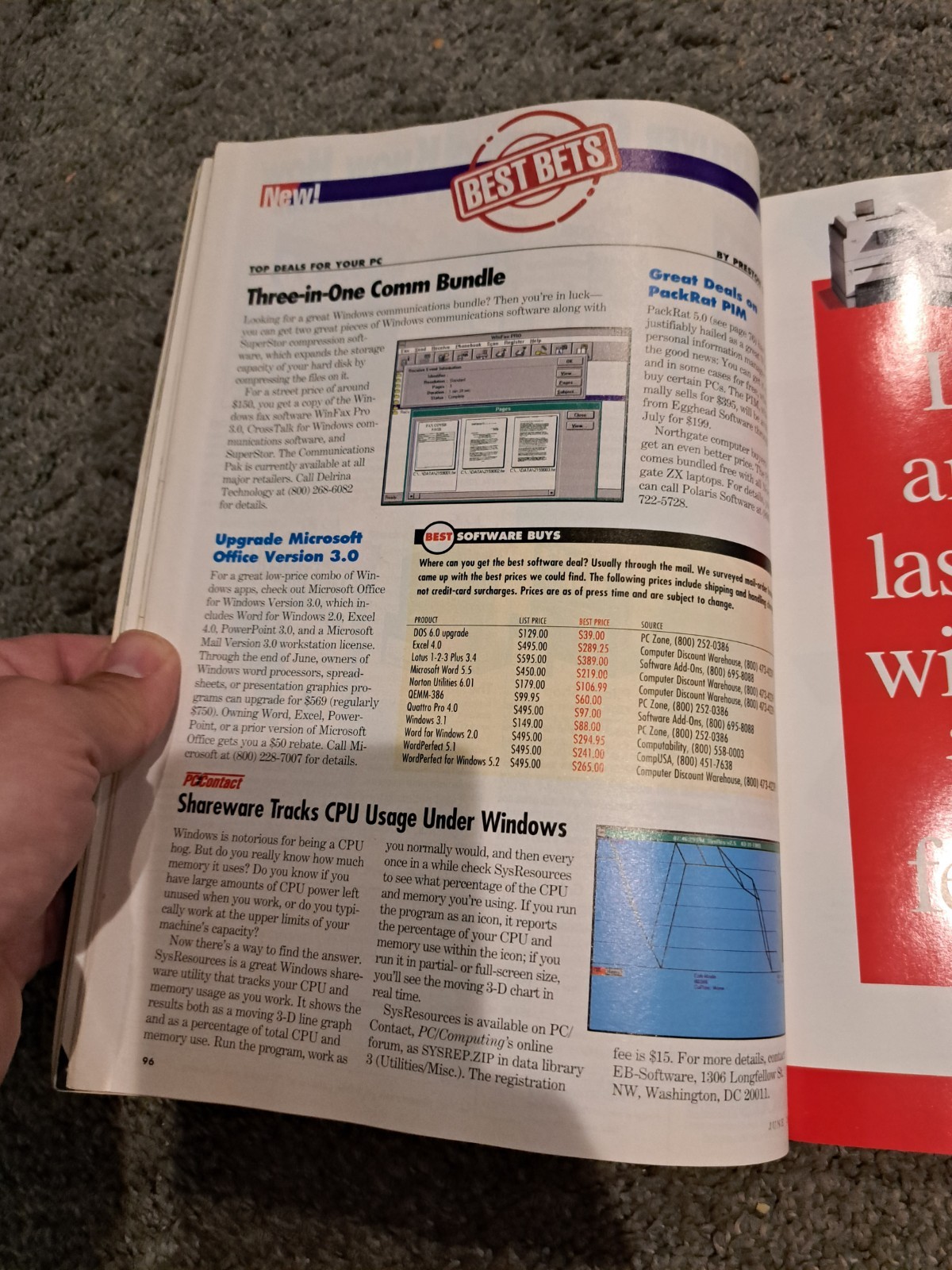 June 1993 PC Computing Magazine Best 200 Products Hardware Buyer’s Guide