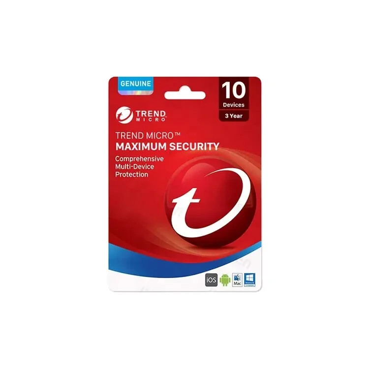 TREND MICRO MAXlMUM, lNTERNET, ANTIVIRUS+ Security for 1-3 Years and 1-5 Devices