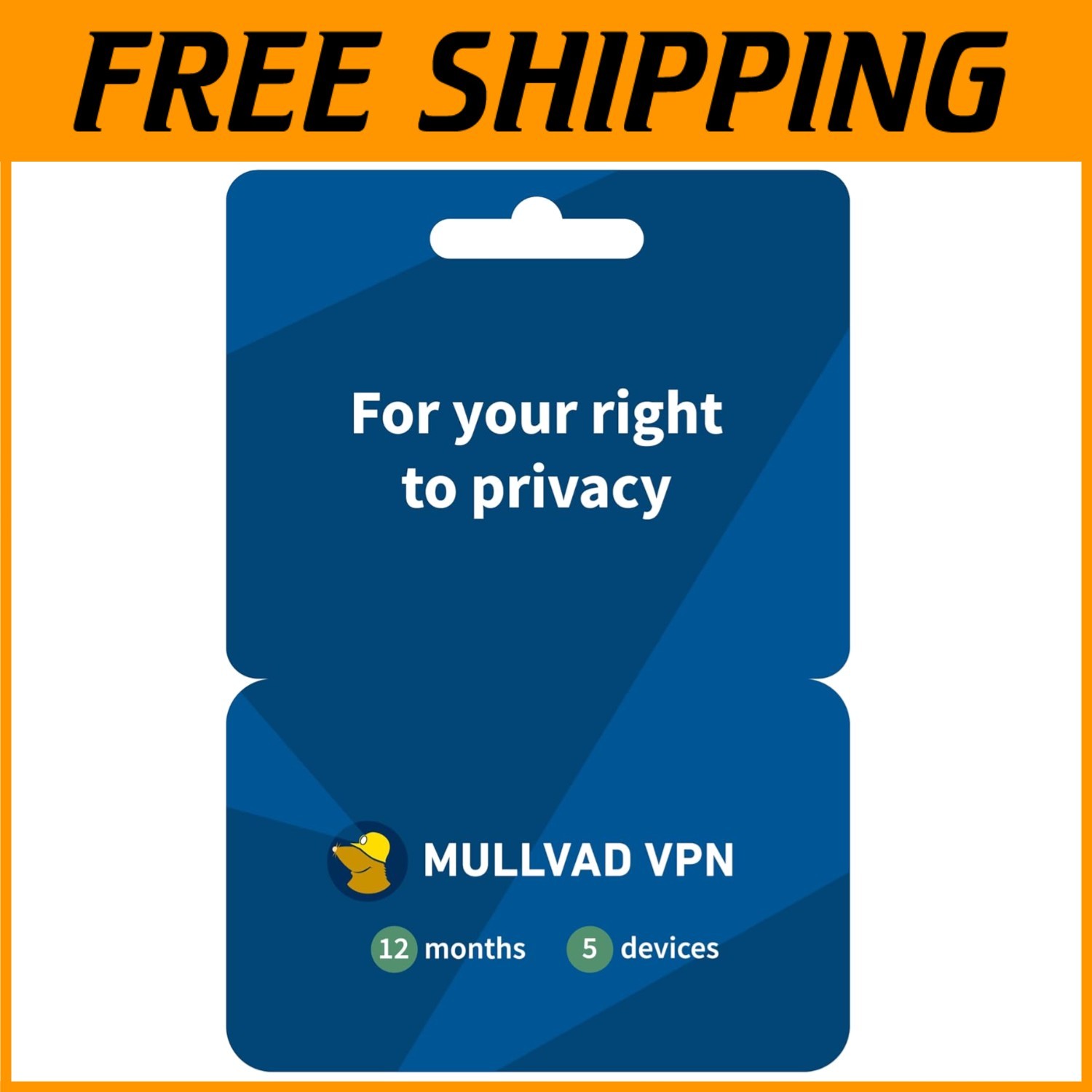 Mullvad 12-Month VPN for 5 Devices – Protect Your Privacy Effortlessly-]