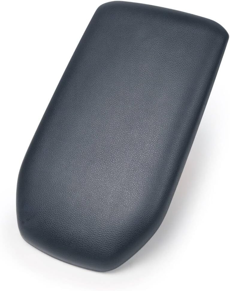 Center Console Lid Compatible with Toyota Rav4 2019 2020 2021 2022 PVC, Black