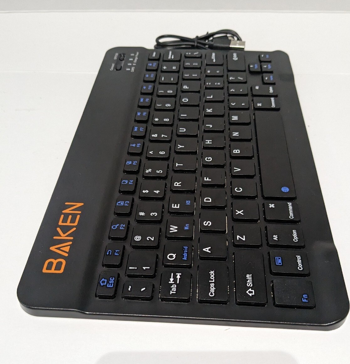 BAKEN 10-Inch Wireless Bluetooth Keyboard for All IOS, Android, iPhone, Tablets