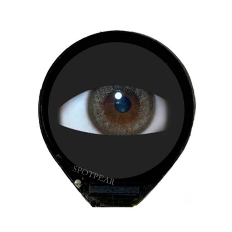 0.71in Round LCD Display Screen 160x160P Highly Resolution for Wearable Devices