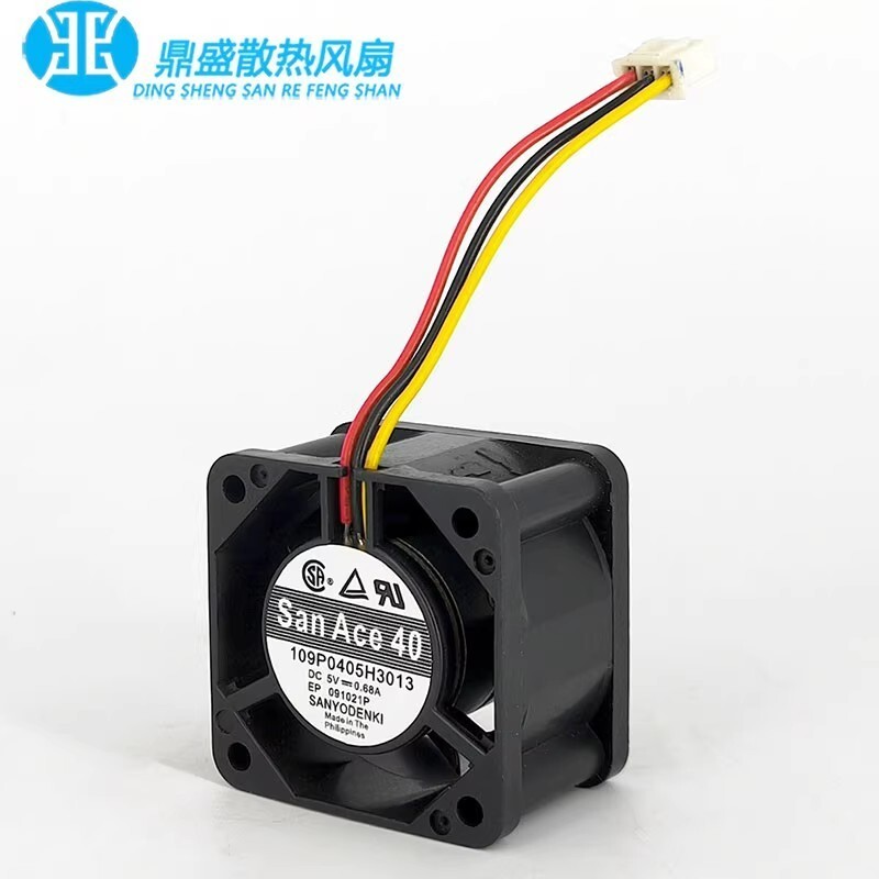 Sanyo 109P0405H3013 4028 DC5V 0.68A 4CM 3-Pin High Airflow Cooling Fan