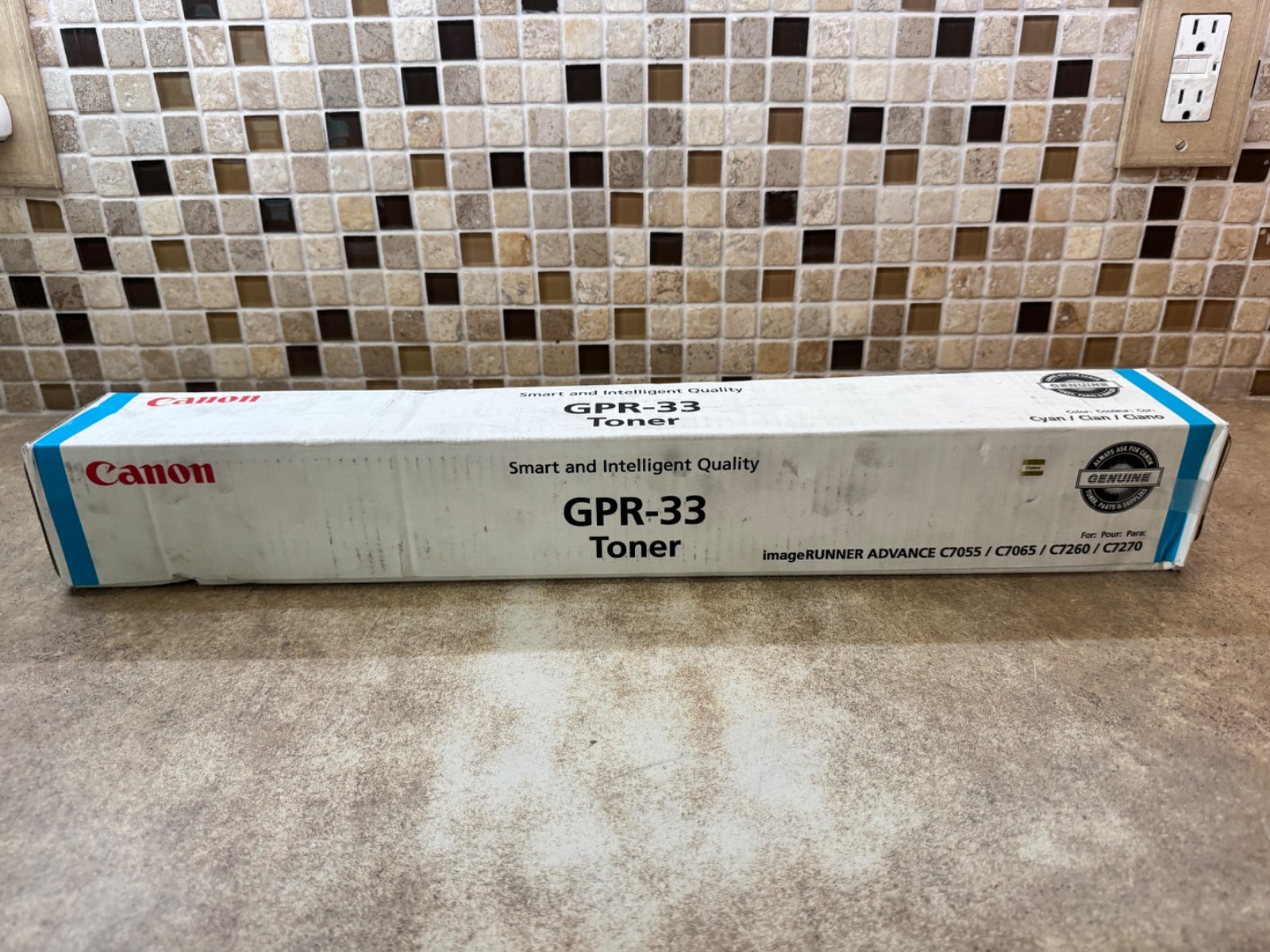 Genuine Canon GPR-33 Cyan Toner 2796B003 IR ADV C7055 C7065 C7270