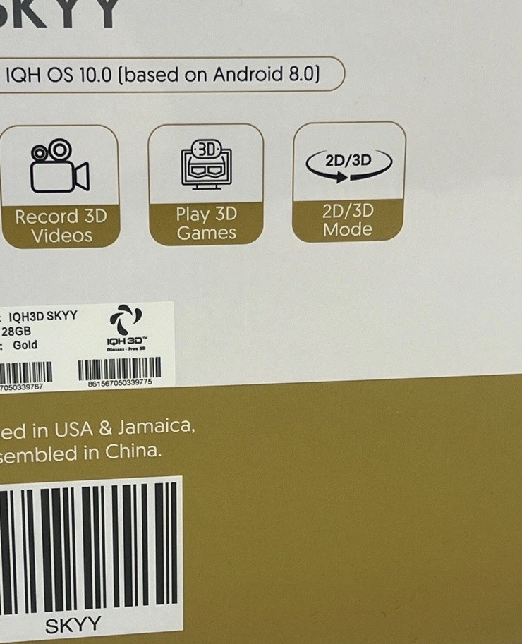 NO EYEWEAR 2D/3D TABLET – SIMILAR TO LEIA & LUME! TAKES 3D VIDEO/PHOTOS – NIB!