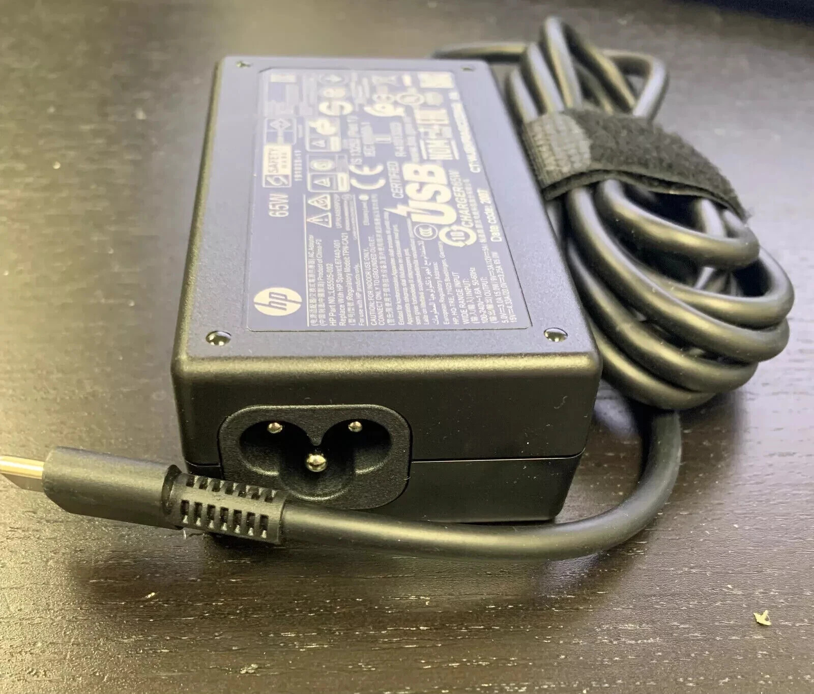 65W Genuine USB C Type C AC Adapter Charger for HP ENVY x360 15M Spectre x360 13