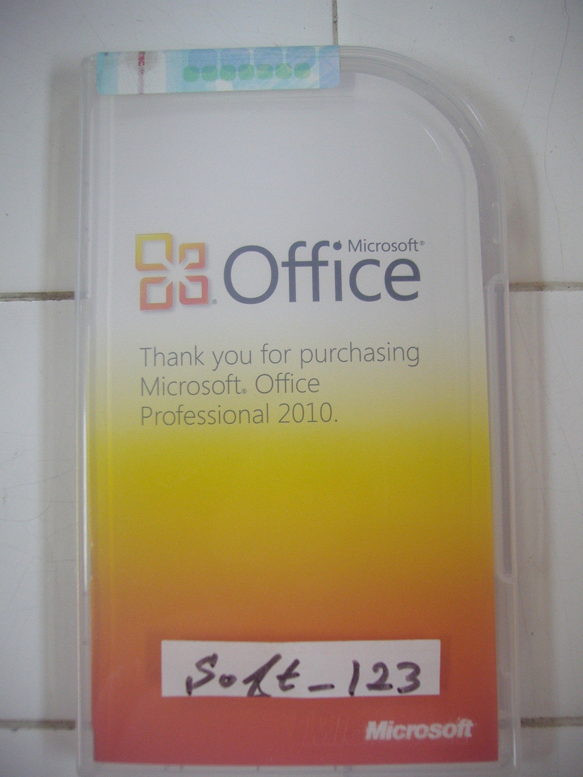 MS Microsoft Office 2010 Home and Business Product Key Card (PKC) =BRAND NEW=